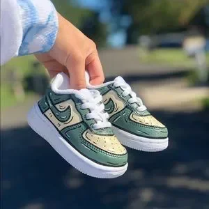 Custom Painted “Parent + Child Cartoon” Nike Air Force 1s Nike | Shoes | Custom Painted Parent Child Cartoon Nike Air  main image 2